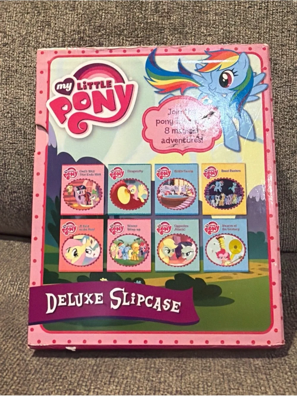My Little Pony Set - 8 Board Books In Deluxe Slipcase Hardcover - Complete Set